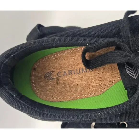 Cariuma Organic Sneakers Black Size Men's US 9 & Ladies US 10 - Picture 4 of 10